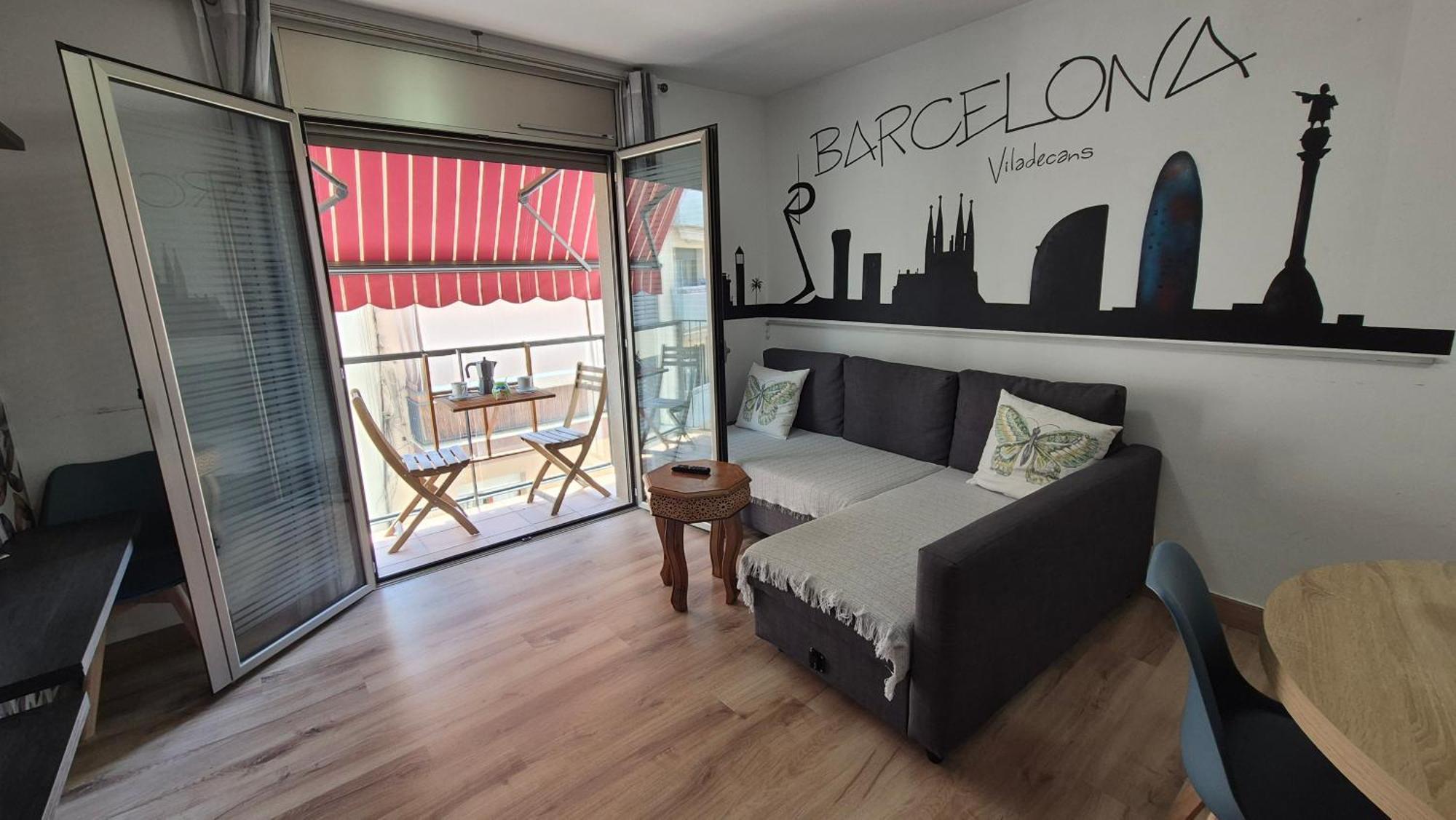 Апарт отель Atico Terraza, Airport-Bcn, Puerto-Cruceros Виладеканс Экстерьер фото